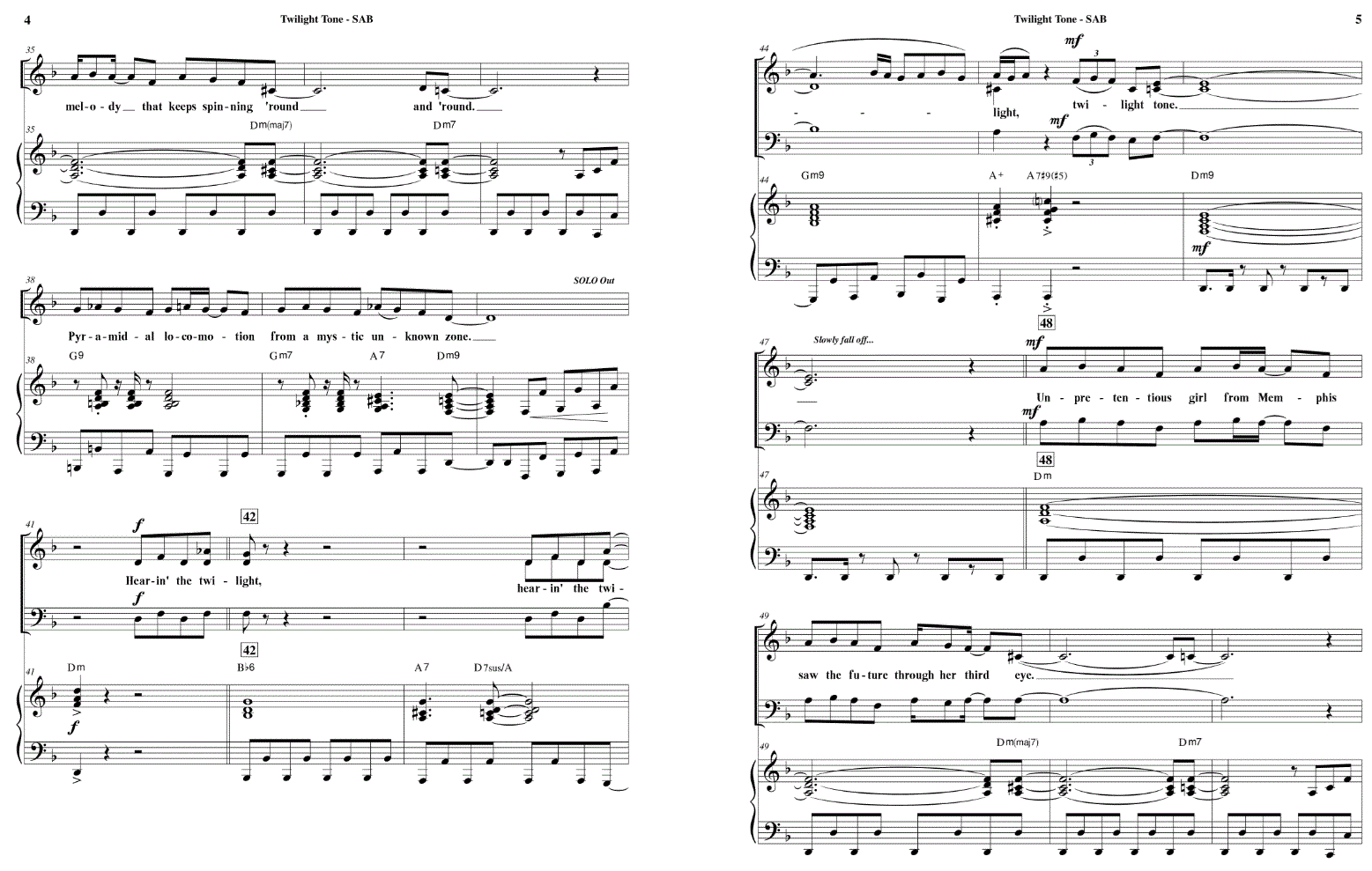 Sheet Music